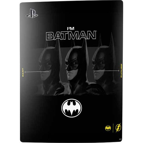 DC Comics The Flash Movie: I am Batman Past to Future PS5 Digital Edition Console Skin